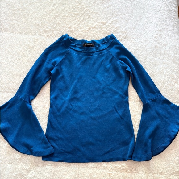 INC International Concepts Tops - INC International Concepts Blue Bell Sleeve Top | Size M